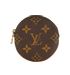 Louis Vuitton Round Coin Purse, &pound;110, Accessories, Brown, Canvas, Front view